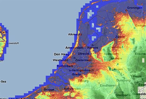 sea-level-elevation-netherlands Source: Sea Level Rise Explorer