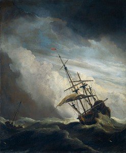 foundering ship