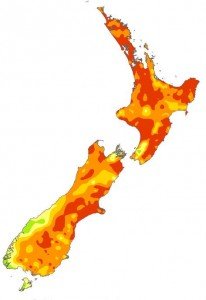 Drought map - soil moisture