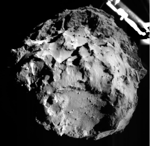 Image taken by the Philae lander during descent. Credit: ESA/Rosetta/Philae/ROLIS/DLR