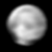 Pluto photographed by the New Horizons spacecraft on 18 June 2015