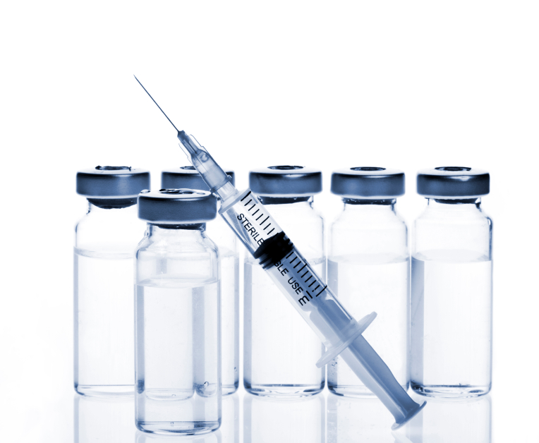 Vials and Syringe