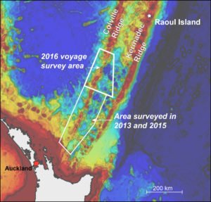 GNS Science and Niwa scientists will map a previously uncharted section of the Colville Ridge.